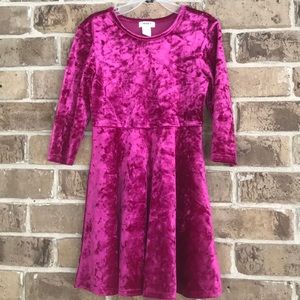Forever 21 pink velvet dress